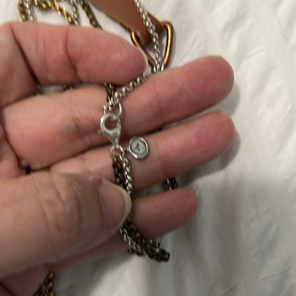 Silpada Sterling silver and bras Silpada necklace - Picture 9 of 11